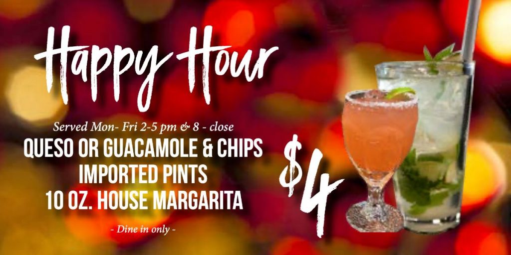 El Azteca Happy Hour and Daily Specials - page 1