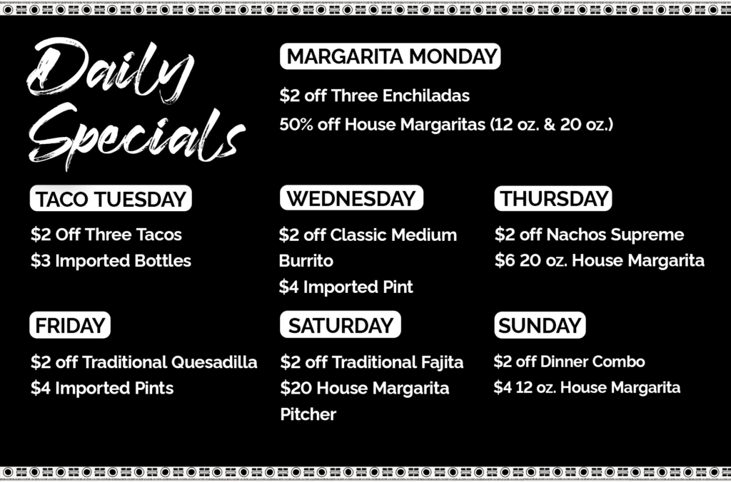 Daily Specials - Allendale